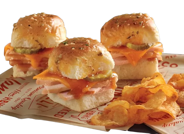 Garlic Herb Turkey & Cheddar Slider 3-Pack